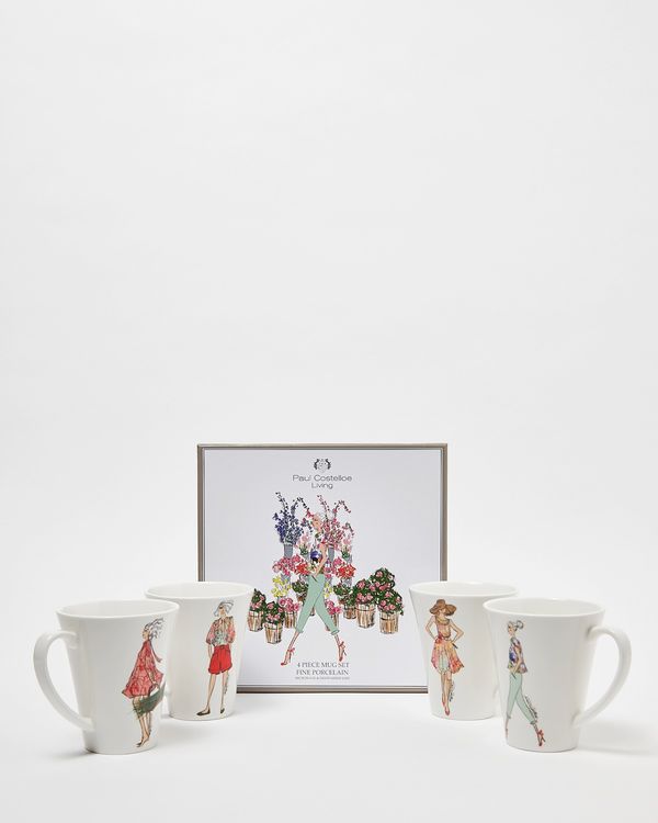 Paul Costelloe Living Lady Mug Gift Box - Set Of 4
