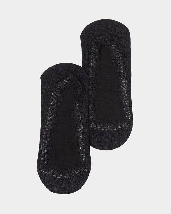 Lace Silicone Footies - Pack Of 2