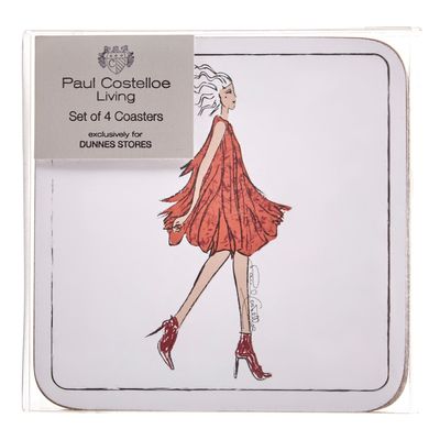 Paul Costelloe Living Lady Coaster - Pack Of 4 thumbnail