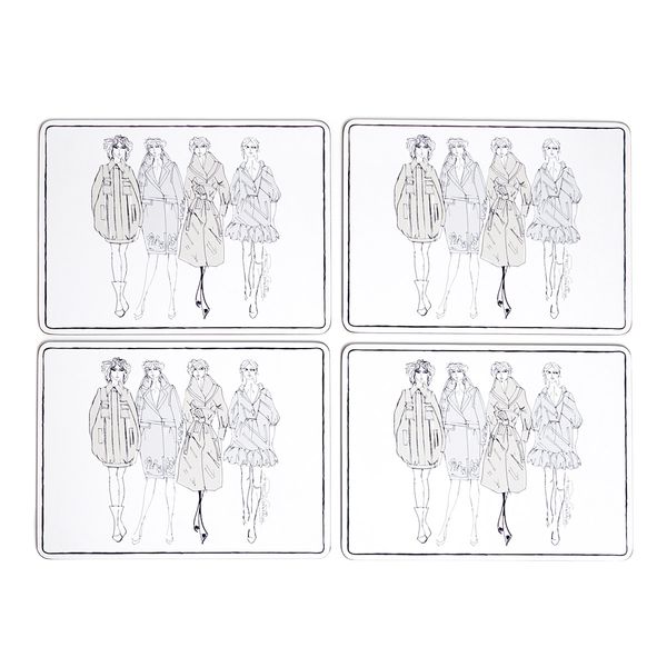 Paul Costelloe Living Lady Placemat - Pack Of 4