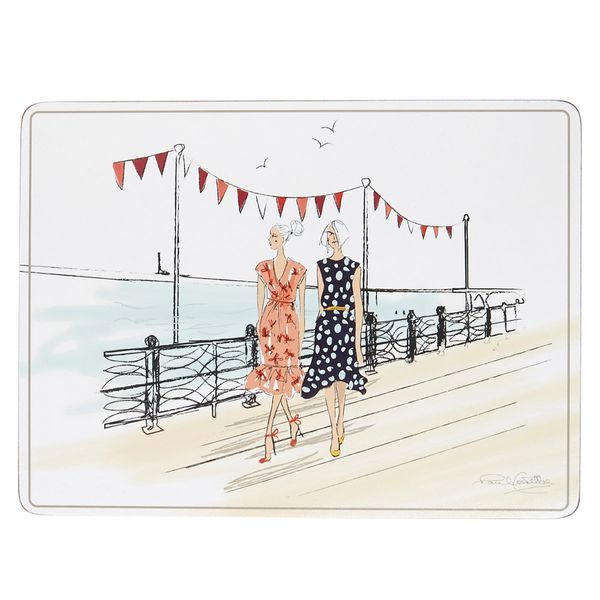 Paul Costelloe Living Lady Placemats - Set Of 4