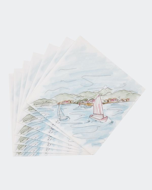 Paul Costelloe Living Boats Napkins - Pack Of 20