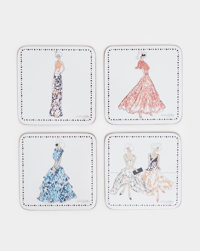 Paul Costelloe Living Lady Coasters - Pack Of 4 thumbnail