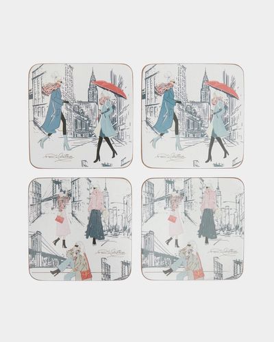Paul Costelloe Living Lady Coasters - Pack Of 4 thumbnail