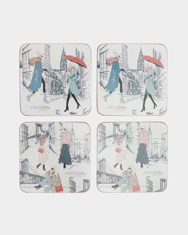 Paul Costelloe Living Lady Coasters - Pack Of 4