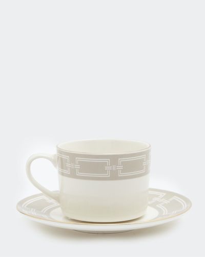 Paul Costelloe Living Metallic Cup And Saucer