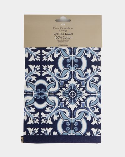 Paul Costelloe Living Tile Tea Towels - Pack Of 2