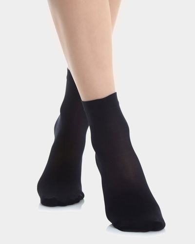40 Denier Opaque Ankle Highs - Pack Of 3
