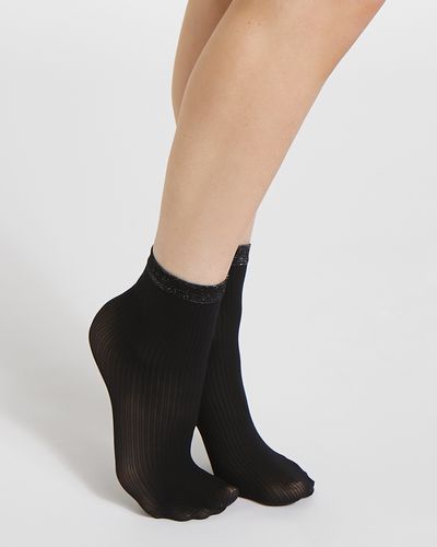 Design Sheer Ankle Socks - Pack Of 3