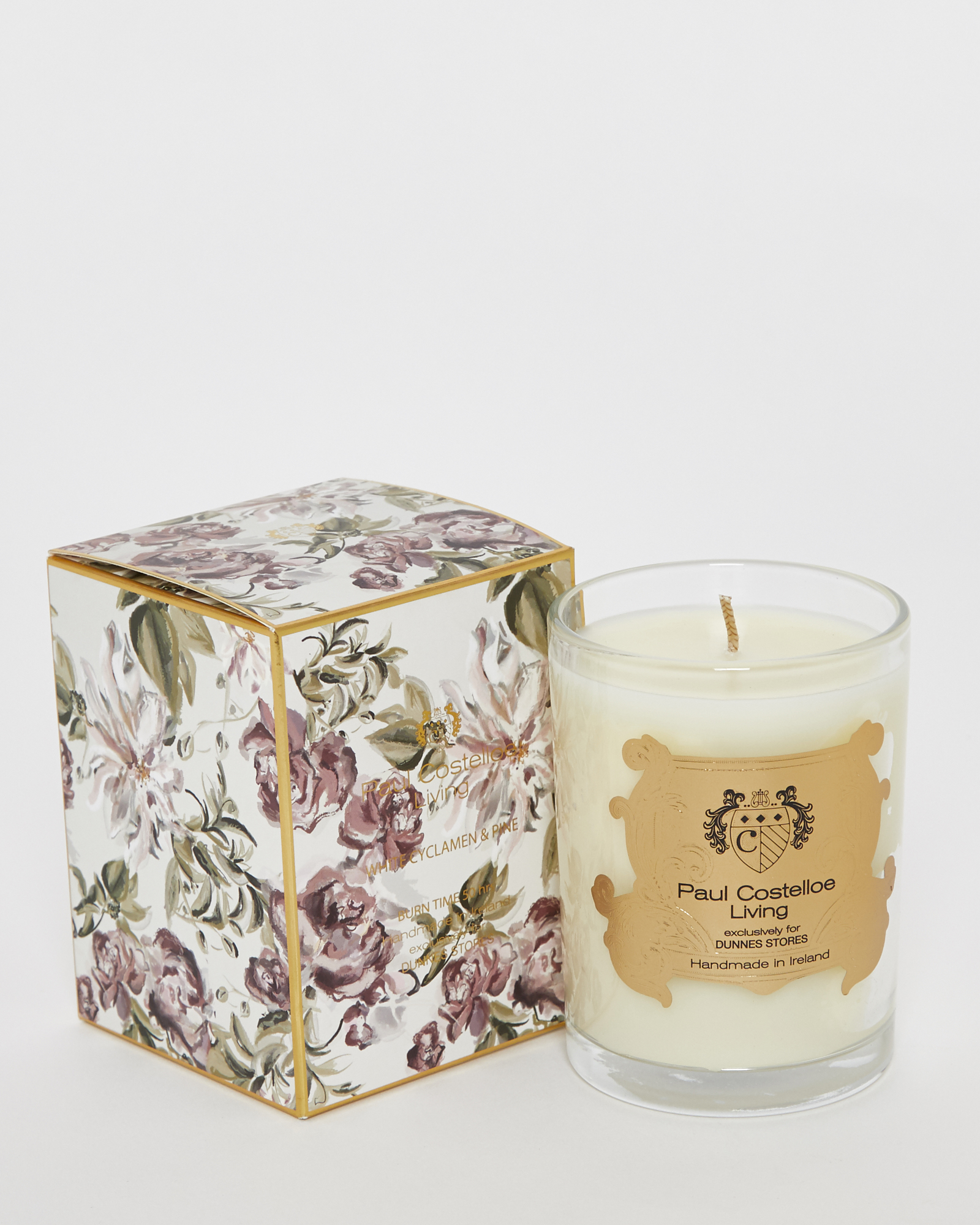 Dunnes Stores | Rose Paul Costelloe Living Strasbourg Floral Candle