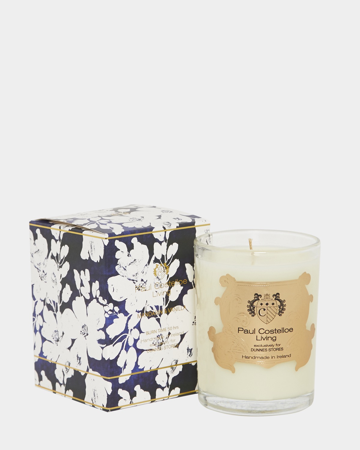 Dunnes Stores | Navy Paul Costelloe Living Hamptons Floral Scented Candle
