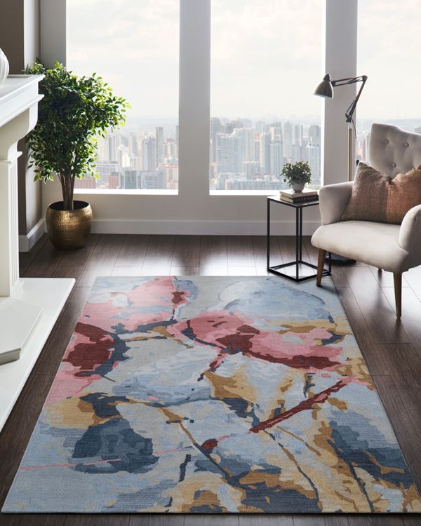 Paul Costelloe Living Floral Abstract Rug