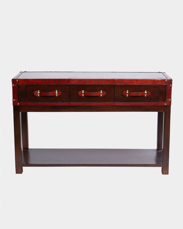 Paul Costelloe Living Leather Console