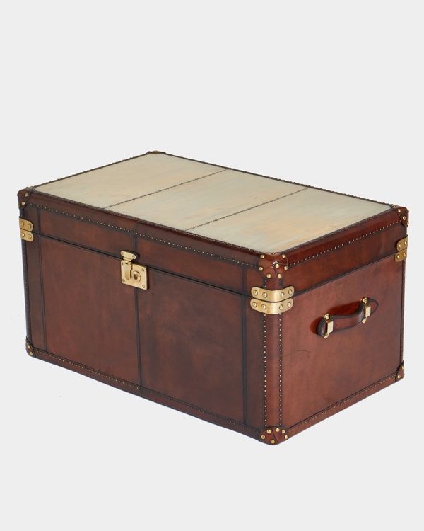 Leather Paul Costelloe Living Trunk, Leather Trunk Handles Canada