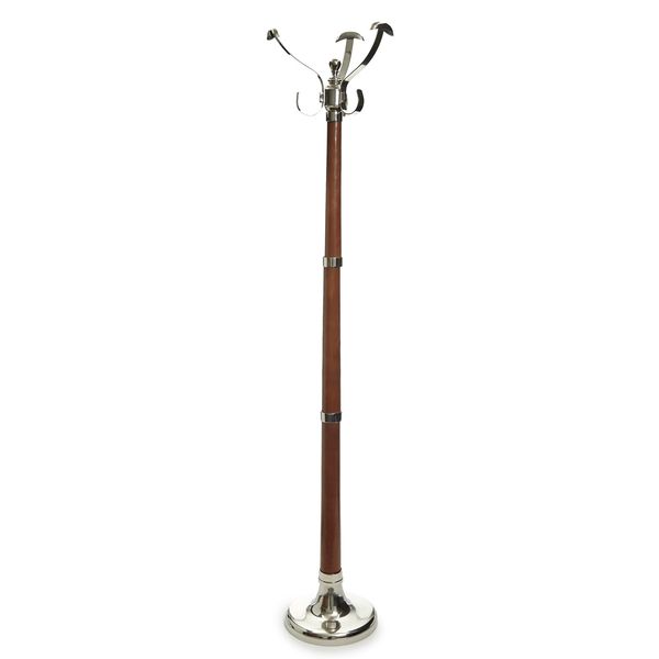 Paul Costelloe Living Coat Stand With Leather Base