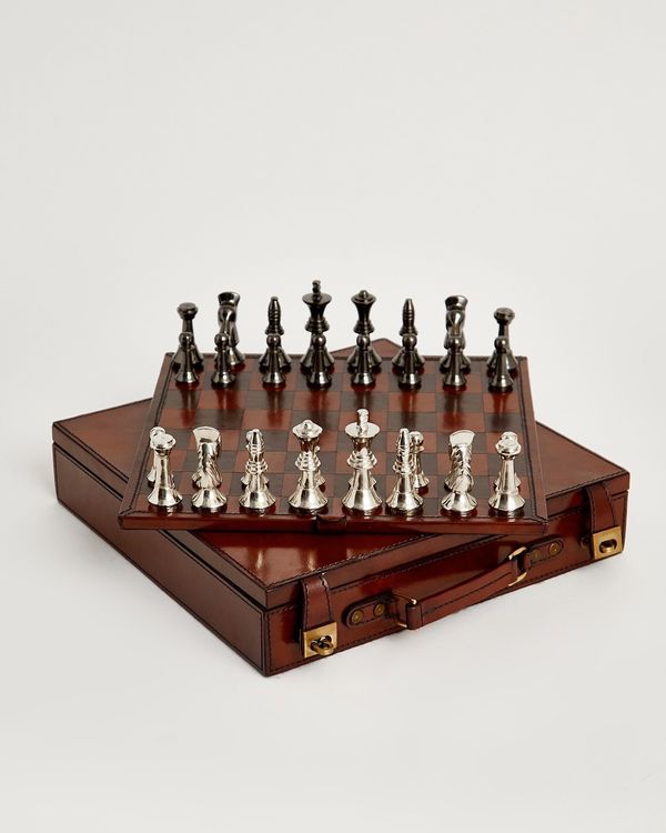 Paul Costelloe Living Leather Chess Set