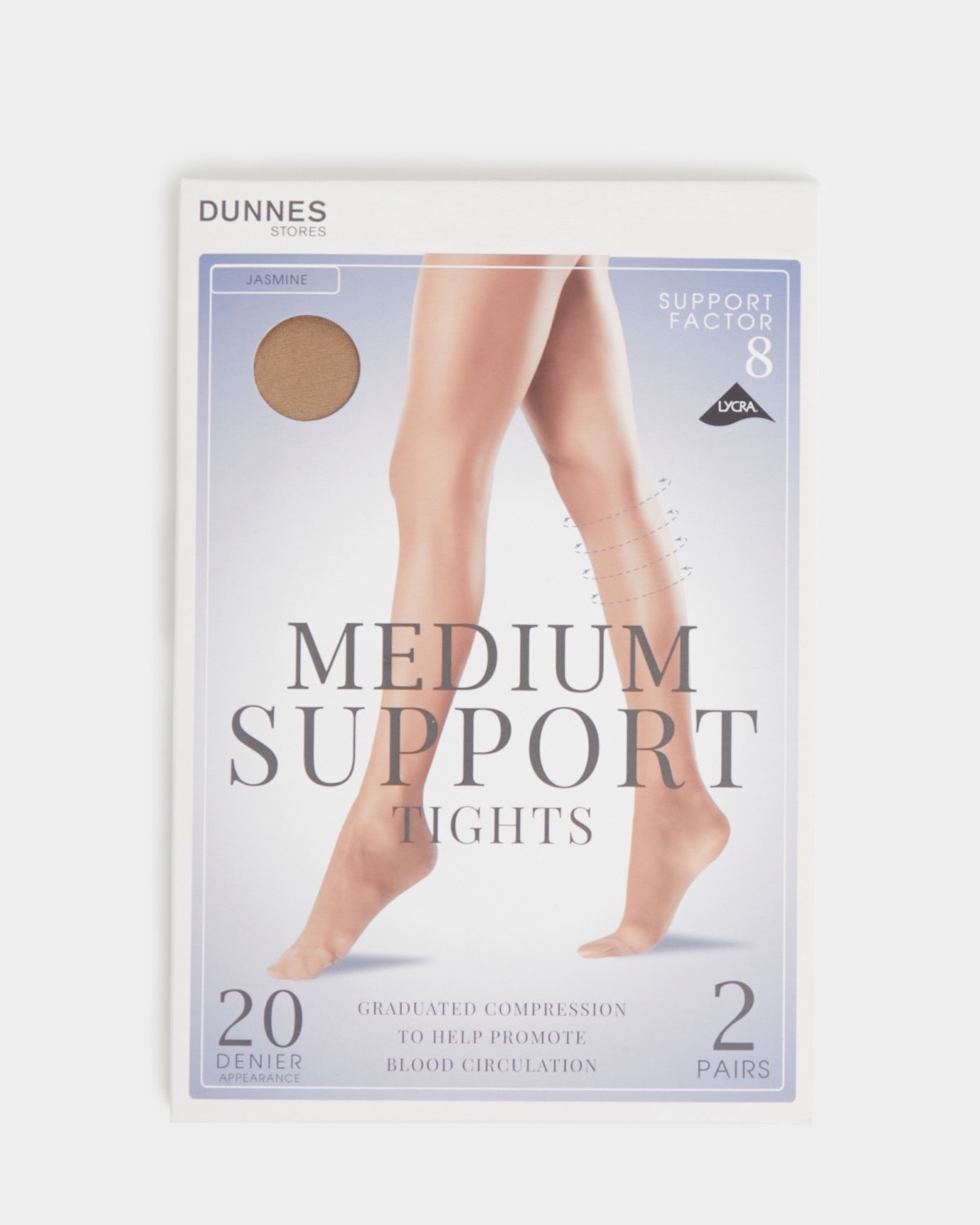 Dunnes Stores  Jasmine 20 Denier Medium Support Tights - Pack Of 2