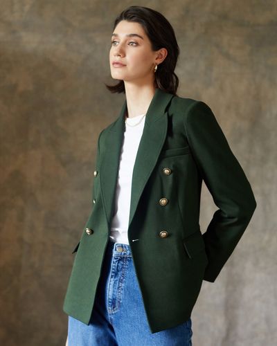 Gallery Double Breasted Military Blazer thumbnail