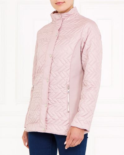 Gallery Mixed Quilted Jacket thumbnail