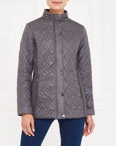 Gallery Mixed Quilted Jacket thumbnail
