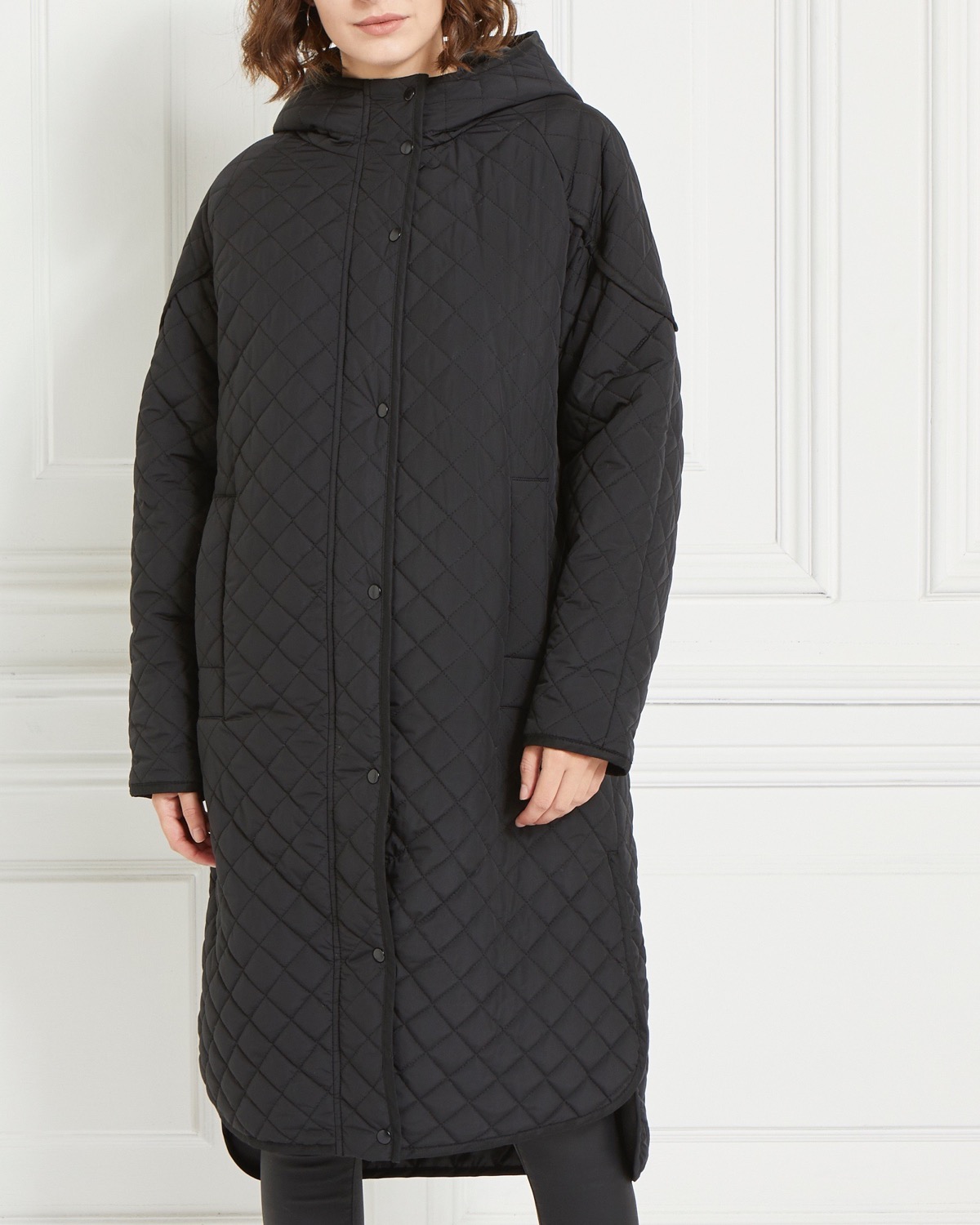 Dunnes Stores | Black Gallery Hooded Padded Coat