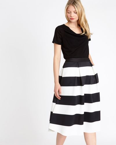 Gallery Mono Stripe Skirt thumbnail