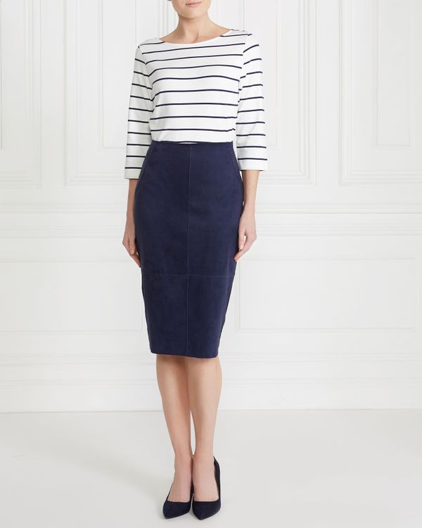 Gallery Suedette Pencil Skirt