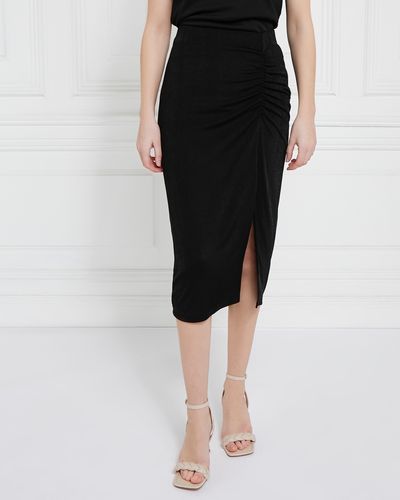 Gallery Paloma Ruched Midi Skirt