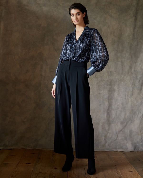 Dunnes Stores | Black Gallery Wide Leg Trousers