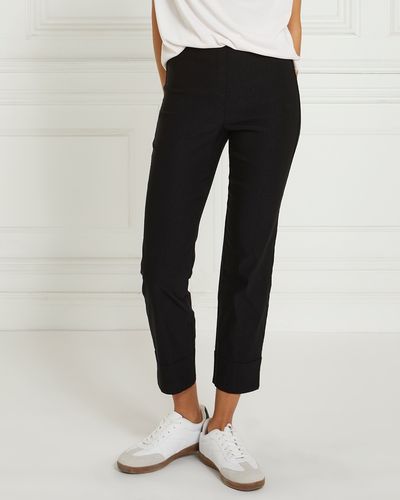 Gallery Stitch Detail Stretch Cropped Trousers thumbnail