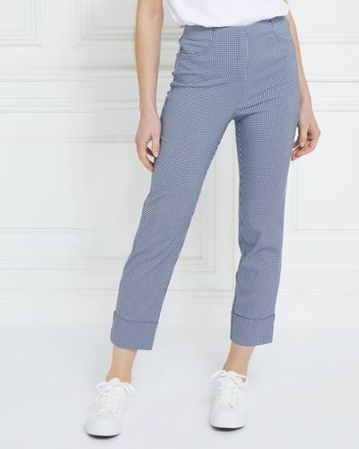 Gallery Stitch Detail Cropped Trousers