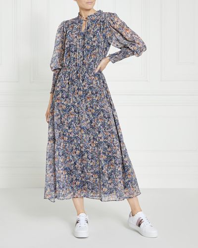 Dunnes Stores | Floral Gallery Ruffle Neck Dress