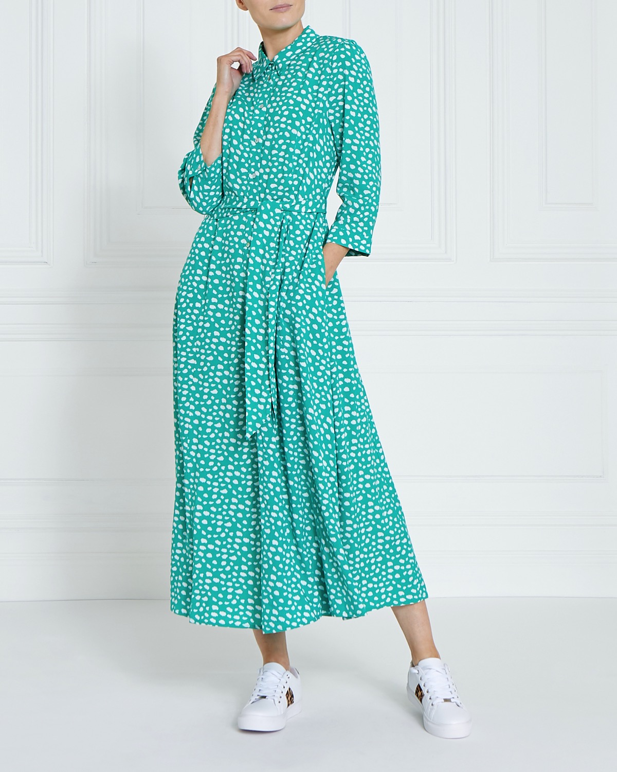 Dunnes Stores | Green Gallery Shirt Dress