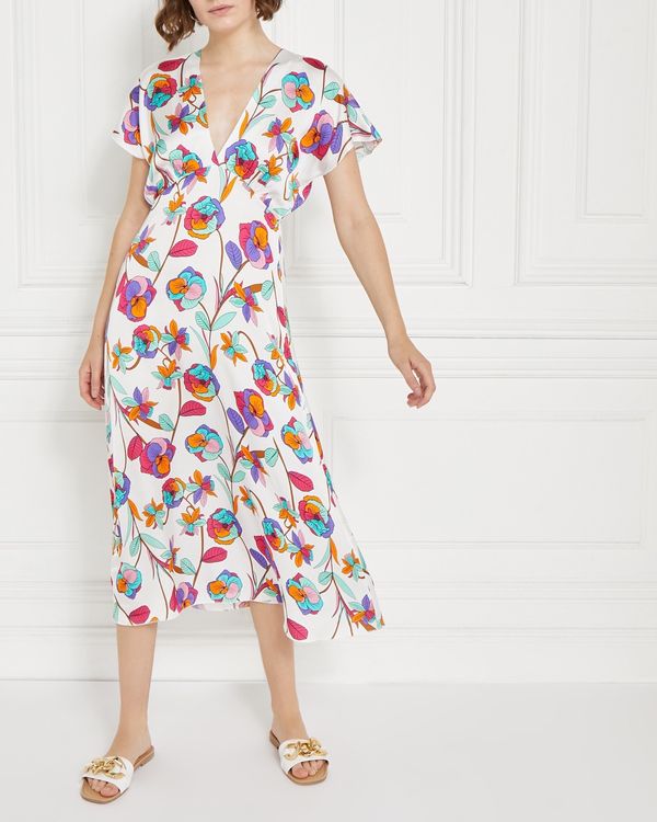 Gallery Floral Print Maxi Dress