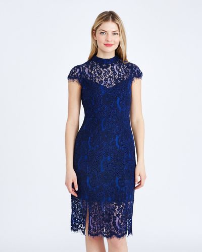 Gallery High Neck Lace Dress thumbnail