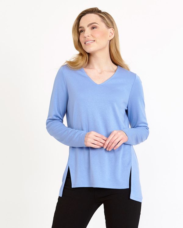 Gallery V-Neck Angled Top