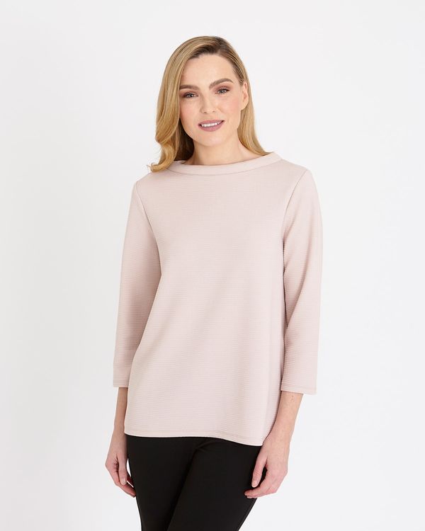 Gallery Textured Tube Neck Top