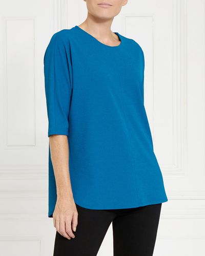 Gallery Textured Round Neck Top thumbnail