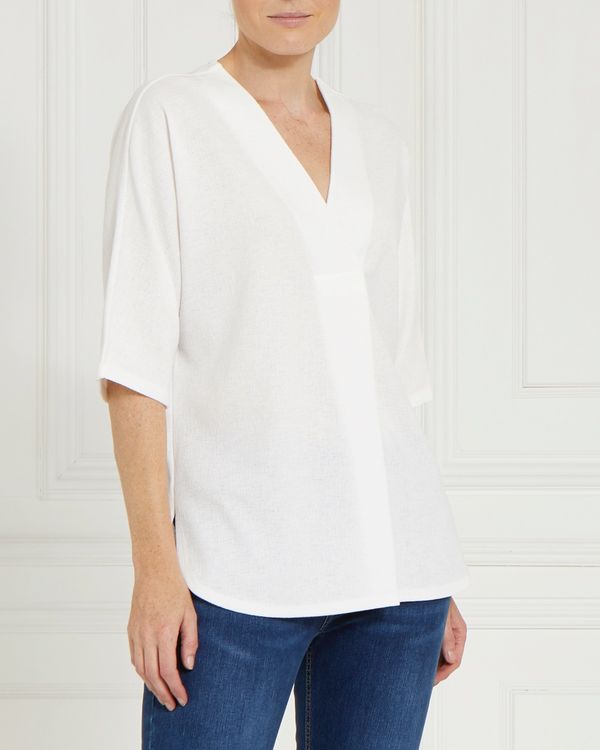 Gallery Texture V-Neck Top