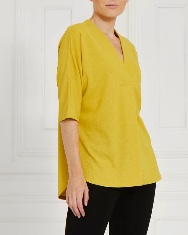 Gallery Texture V-Neck Top
