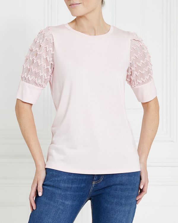Gallery Lace Sleeve Top