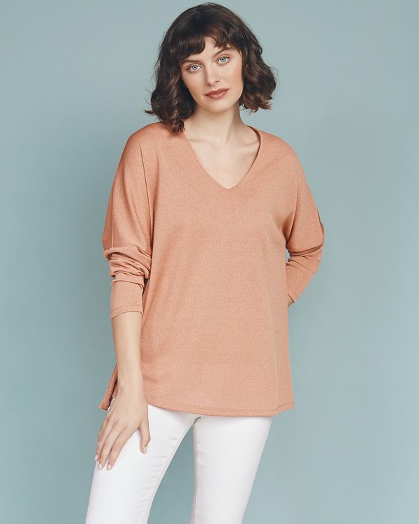 Gallery V-Neck Batwing Top