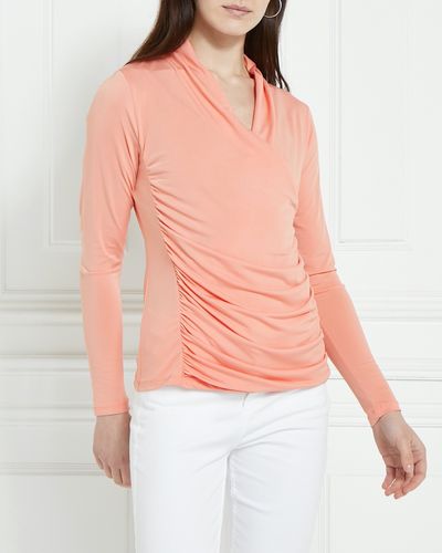 Gallery Sorbet Ruched Top