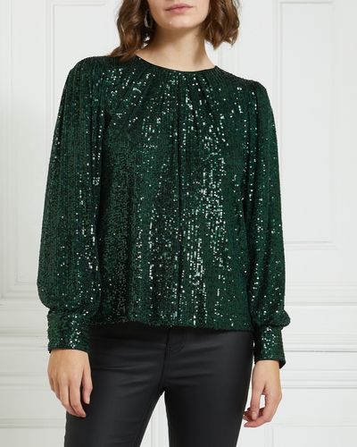 Gallery Bauble Sequin Long-Sleeved Top thumbnail