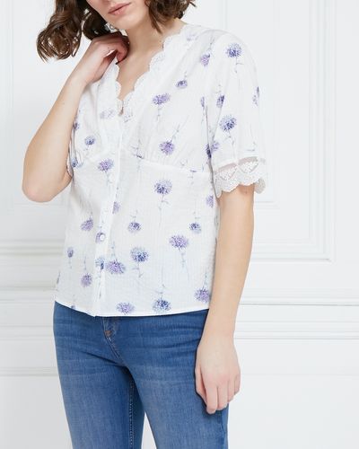 Gallery Texture Floral Top