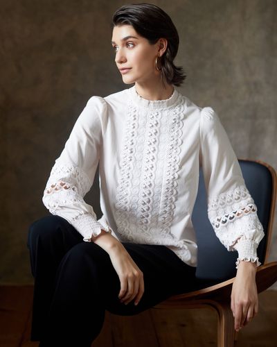 Gallery Long-Sleeved Blouse
