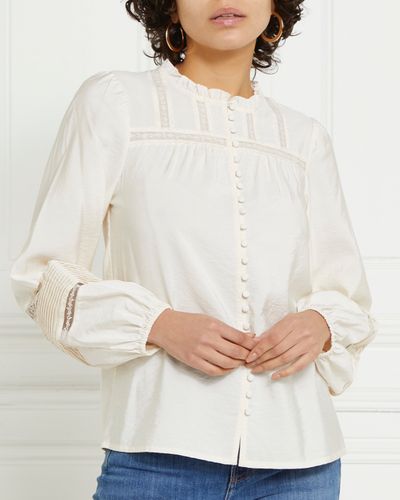Gallery Embroidered Lace Blouse