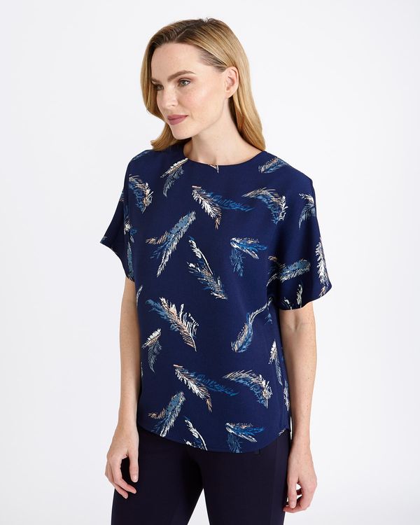 Gallery Feather Batwing Top