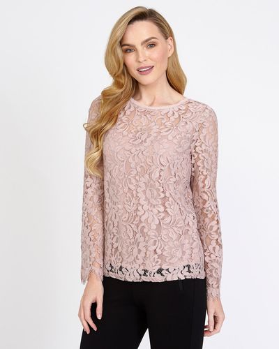 Gallery Lace Round Neck Top thumbnail