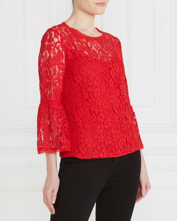 Gallery Lace Bell Sleeve Top